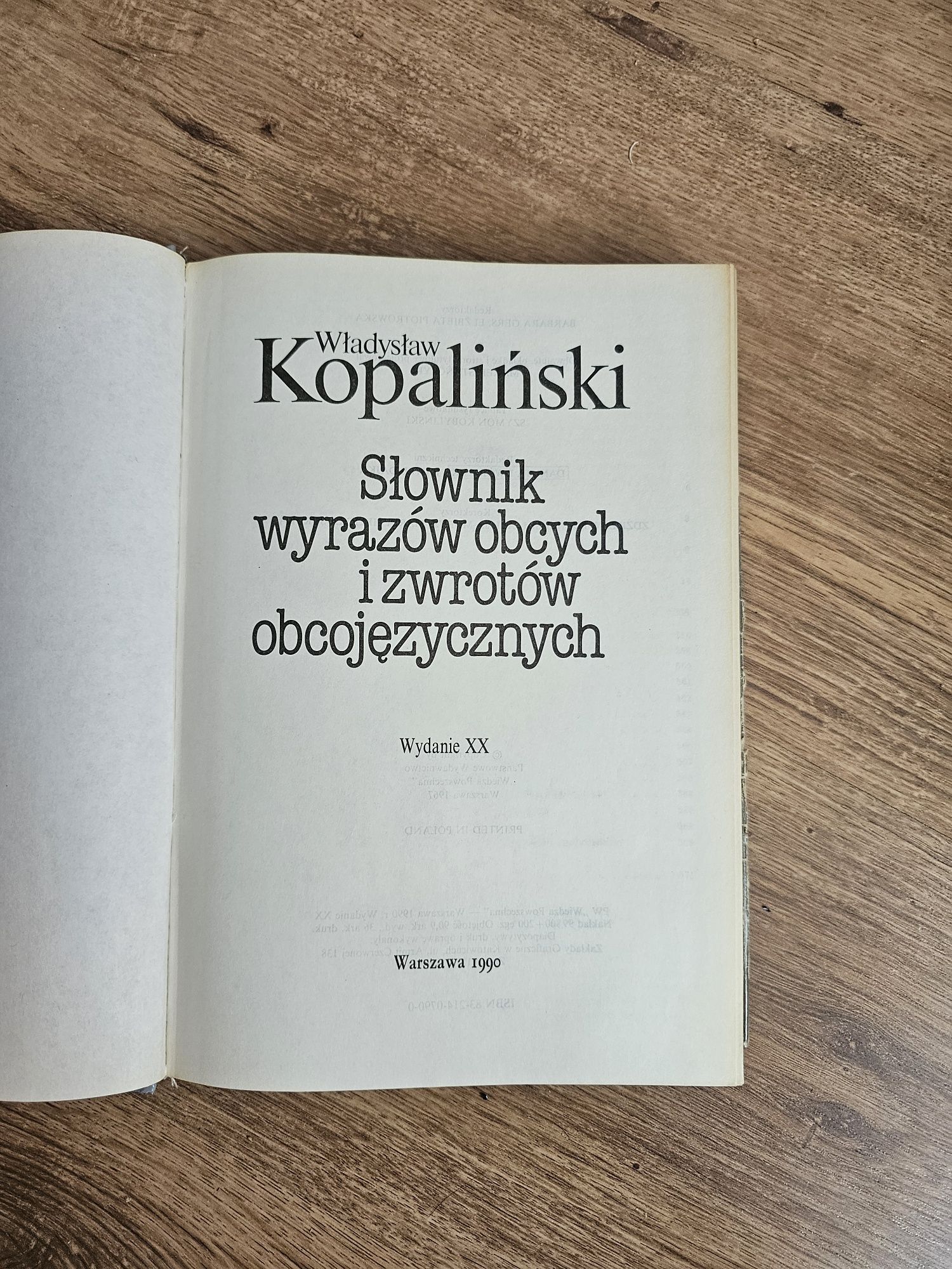 W. Kopaliński - Słownik wyrazów obcych i zwrotów obcojęzycznych