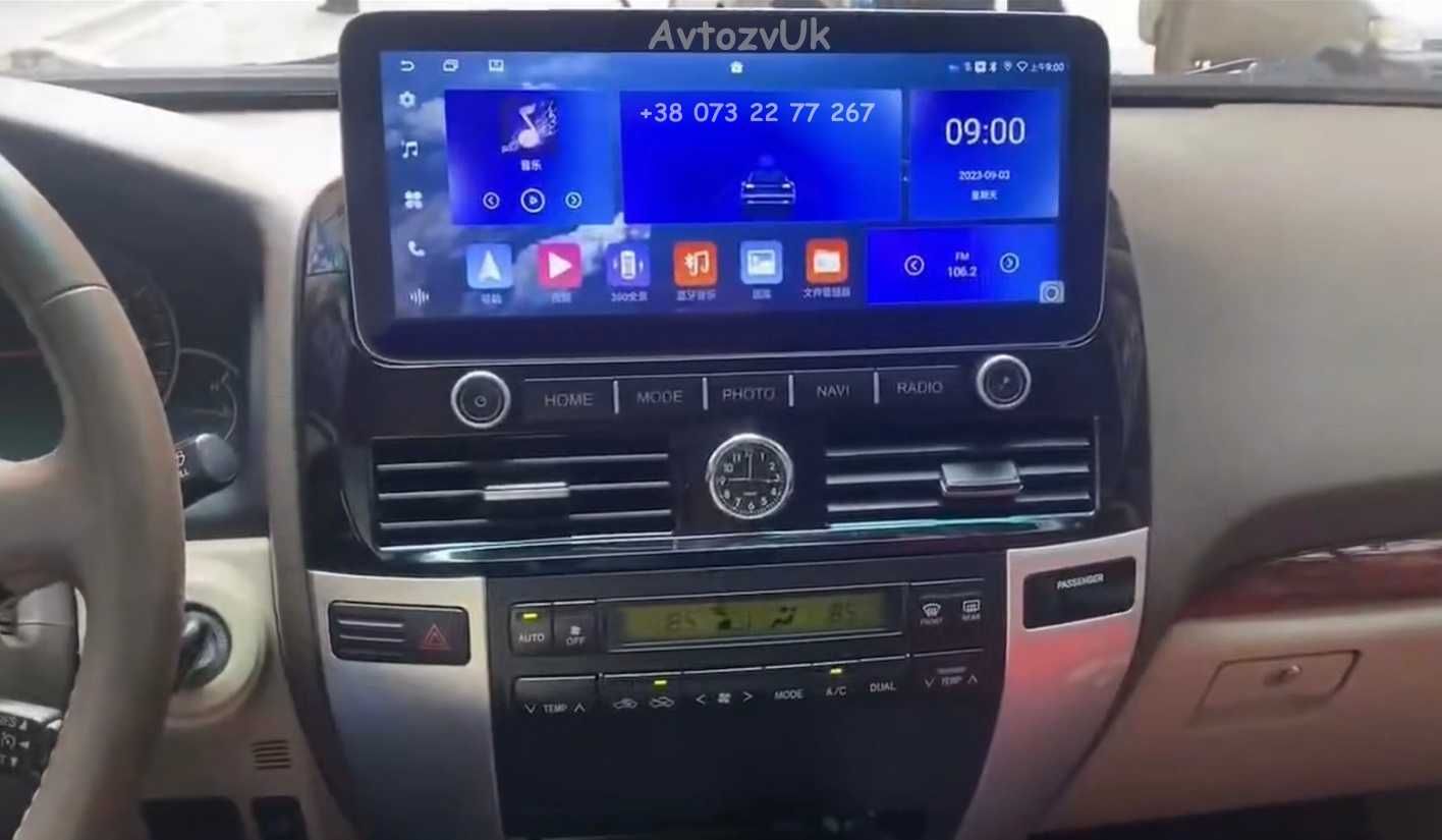 Магнитола PRADO 120 Toyota монітор GPS Дисплей Прадо Андроид CarPlay