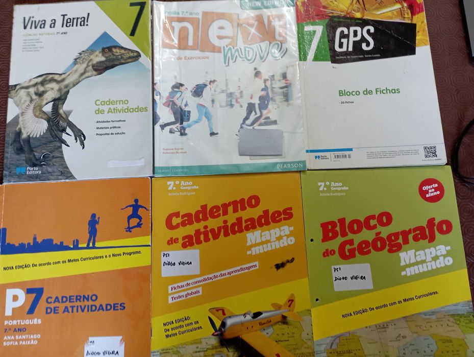 Vários Livros de Fichas