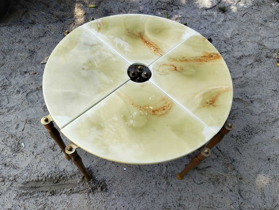 Stolik - regał narożny lub przyścienny 3w1