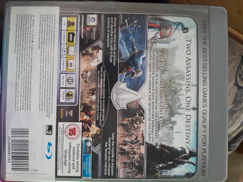 Gra na ps 3 assassins creed revelations Platinum