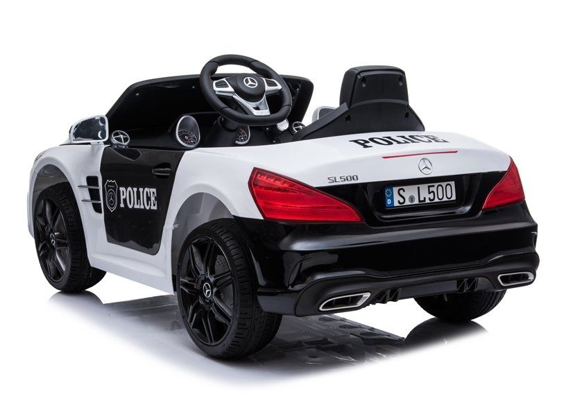 Pojazd na Akumulator Mercedes SL500 Policja # Pilot # Skóra !