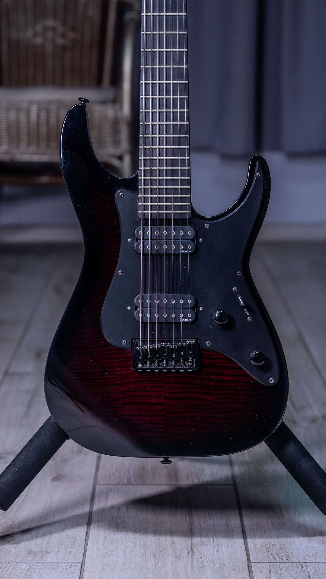 Gitara Elektryczna ESP LTD AW-7 siedmiostrunowa + case
