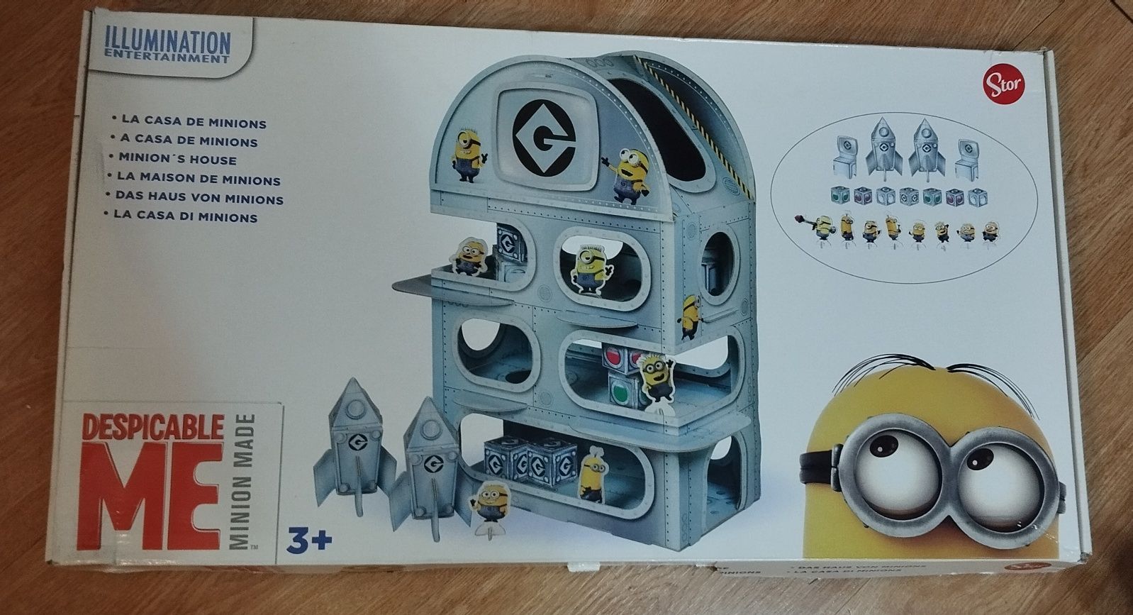 Puzzle 3D Baza minionków figurki i domek