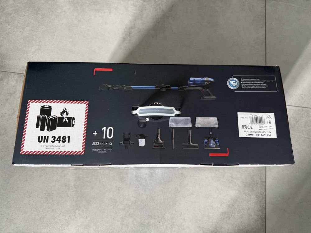 Odkurzacz bezprzewodowy TEFAL X-Force Flex AQUA 12.60 TY98C0