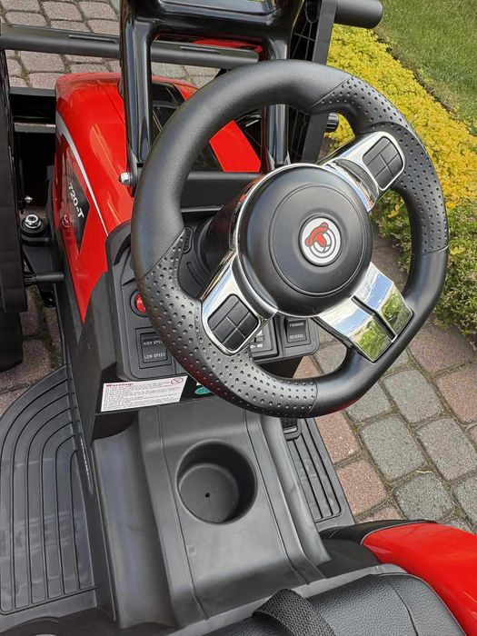 TRAKTOR na Akumulator z przyczepką Dla Dzieci 400W 24V Koparka Ciągnik