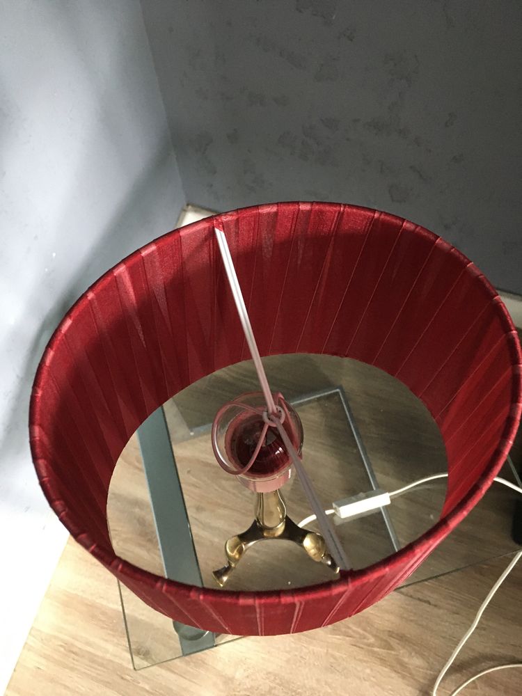 AWF lampa mosiądz retro design vintage 50 60s