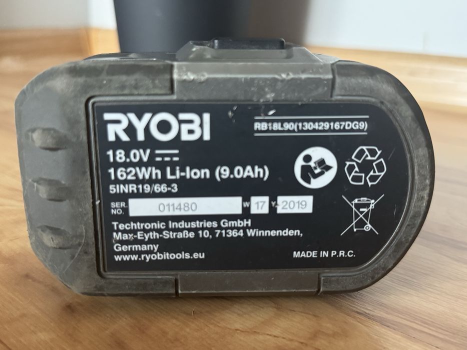 Ryobi Akumulator Bateria 18V 9,0 AH RYOBI ONE+ HIGH ENERGY LITHIUM+
