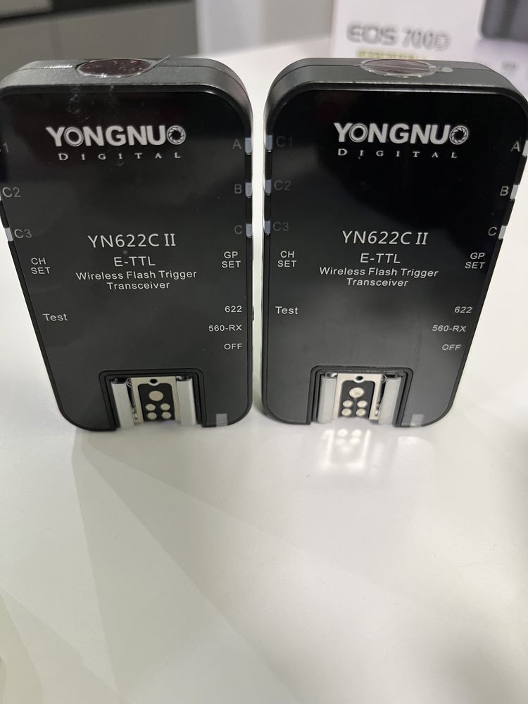 Радиосинхронизаторы Yongnuo YN-622C II и вспышка Yongnuo 568 EX