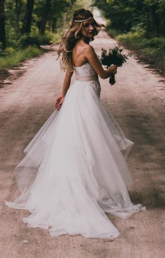 Przepiękna suknia ślubna BOHO- od projektantki Sylwii Kopczyńśkiej