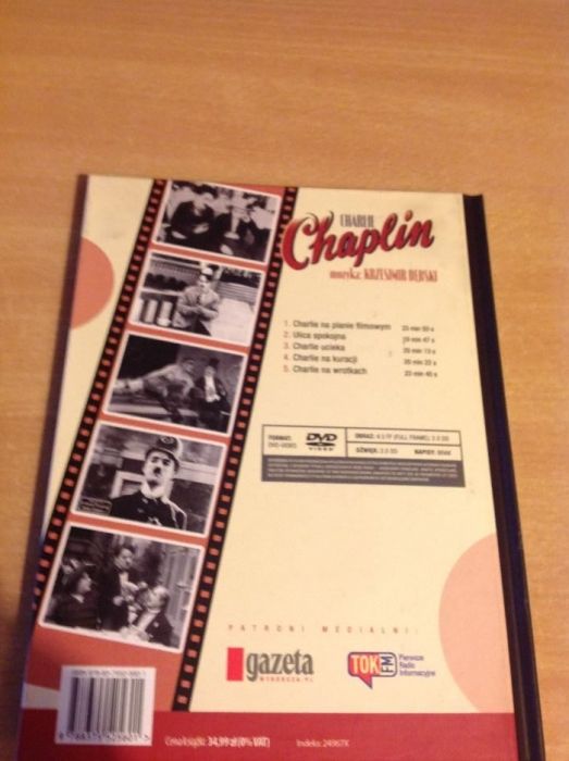 Pięć filmów DVD Charlie Chaplin (1 płyta DVD)