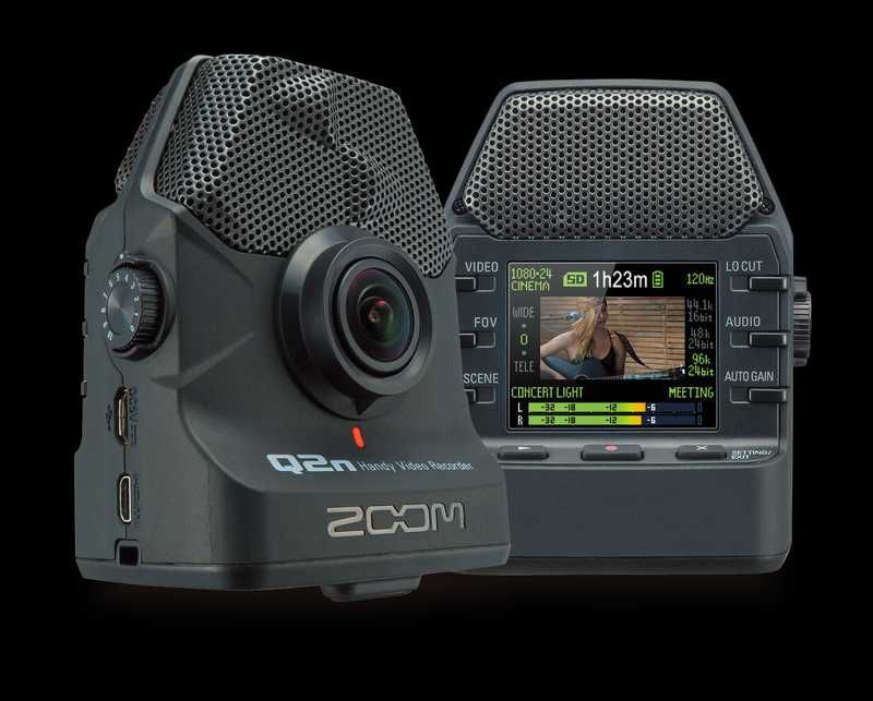 Câmara/Webcam áudio profissional Zoom q2n