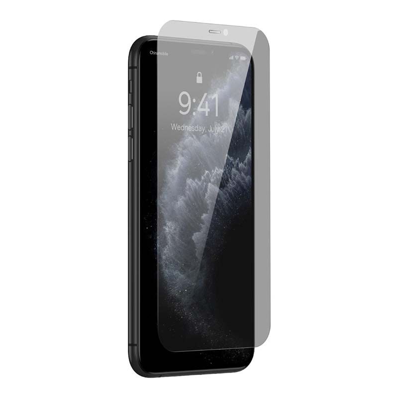 Szkło hartowane z filtrem prywatyzującym 0.3mm Baseus do iPhone XS Max