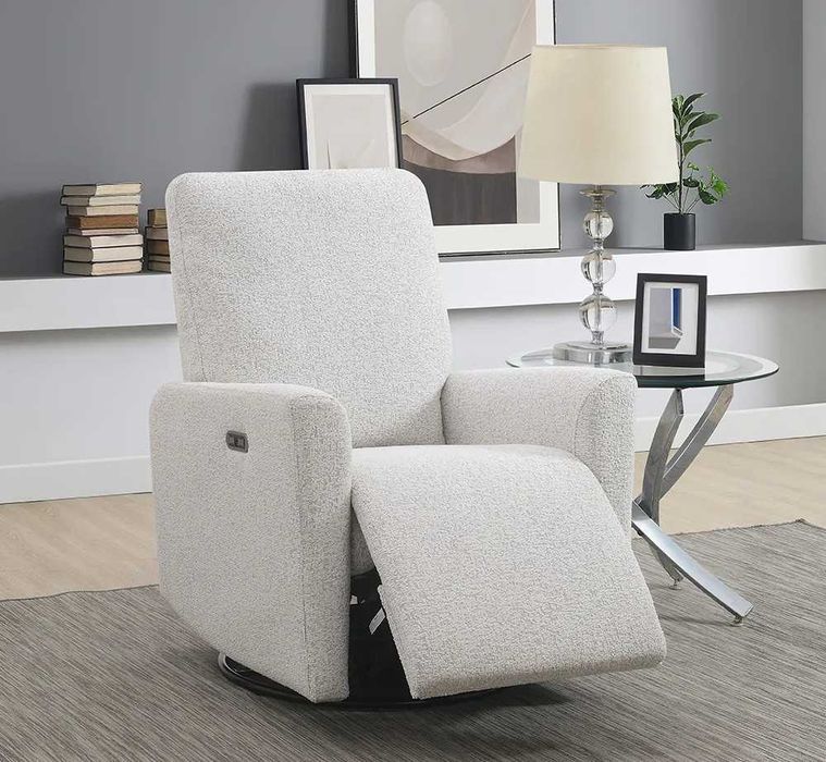 Fotel rozkładany elektrycznie, bujany i obrotowy. MODEL 2