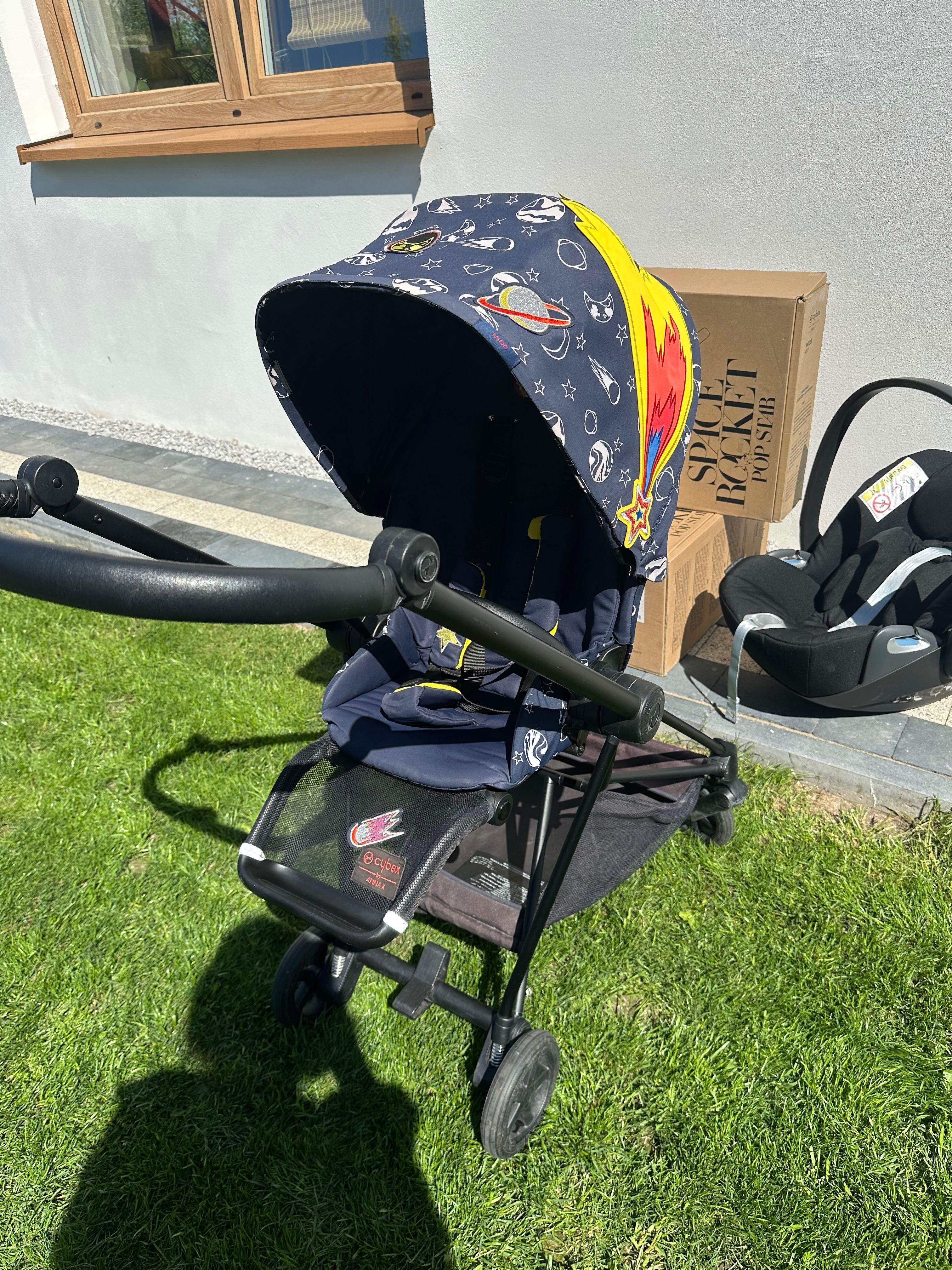 Wózek Cybex Mios 3w1 fotelik nosidło cybex iSize Z Rocket space