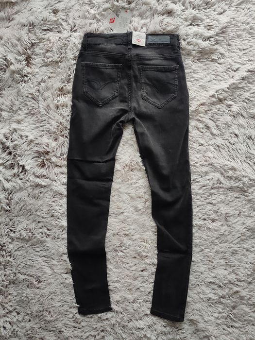 Czarne jeansy Lee Cooper