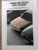 Prospekt BMW 5 E34 paleta kolorów