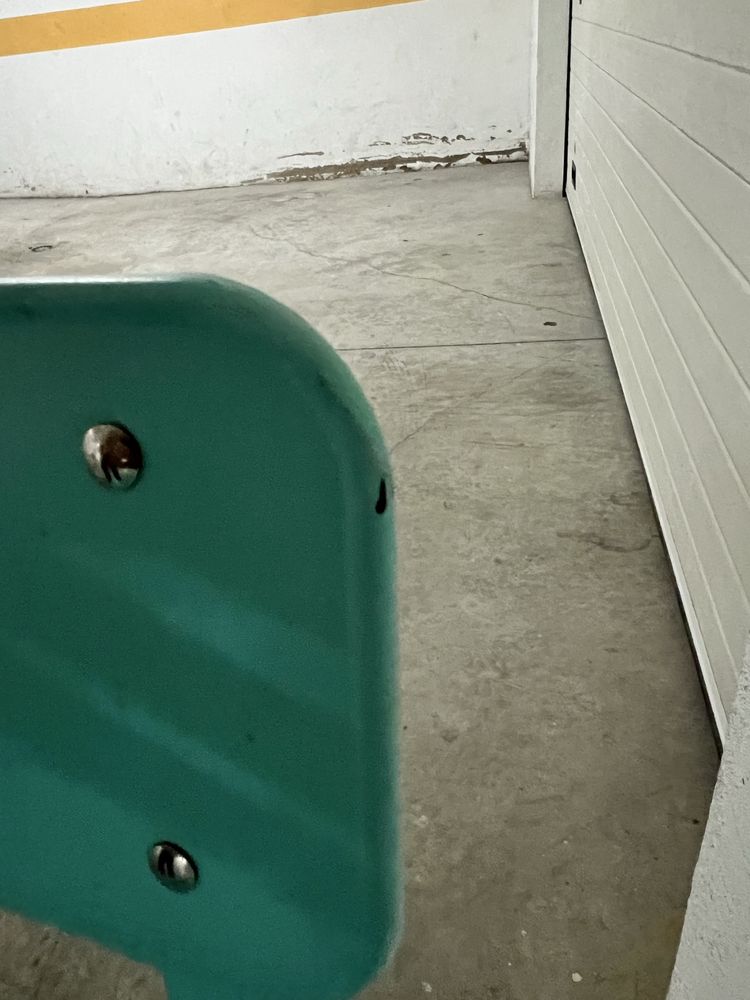 Mesa de exterior Ikea ASKHOLMEN e par de cadeiras SALTHOLMEN turquesa