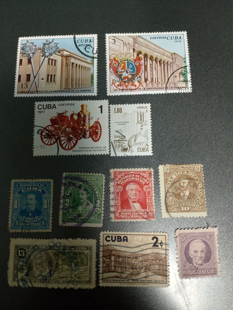 Znaczki pocztowe Cuba republika de Cuba