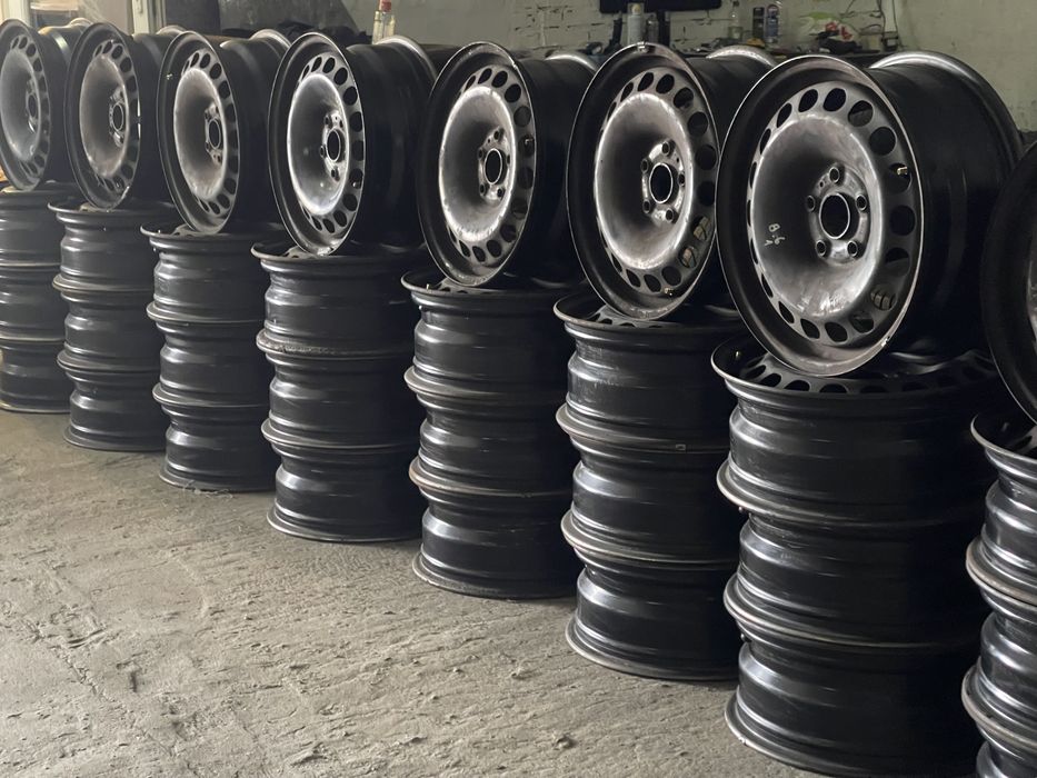 Металевий диск р15 r15 залізний  пассат Б6 диски гольф діски бляхи 15