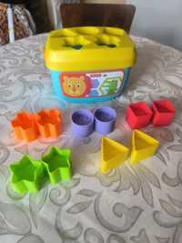 Sorter klocki moje pierwsze klocki malucha Fisher Price 10 elementów e