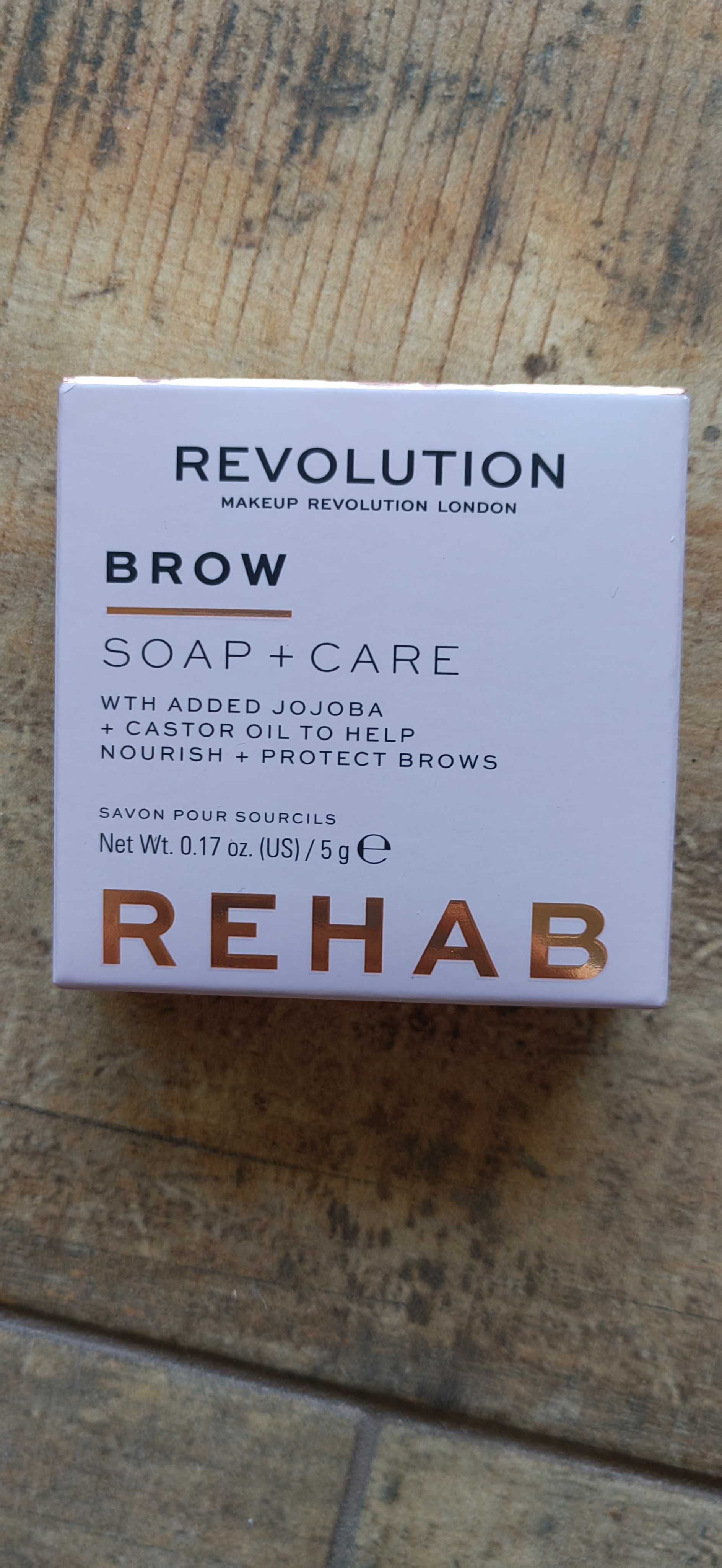 Mydło do stylizacji brwi Revolution Soap Styler NOWY