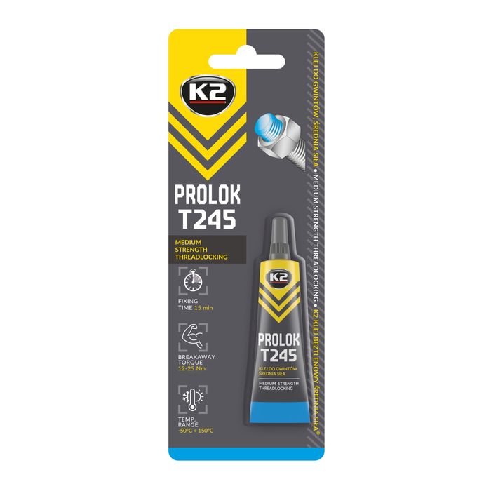 K2 Klej do gwintów Niebieski Prolok Medium 6ML
