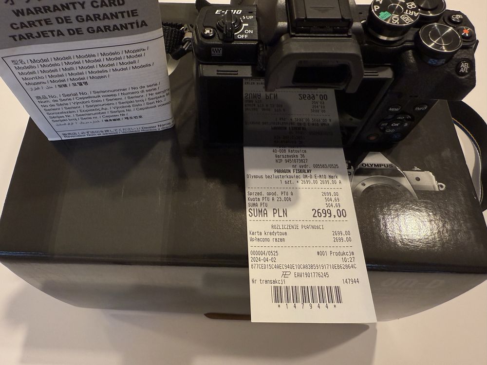 aparat om-D MARK IV