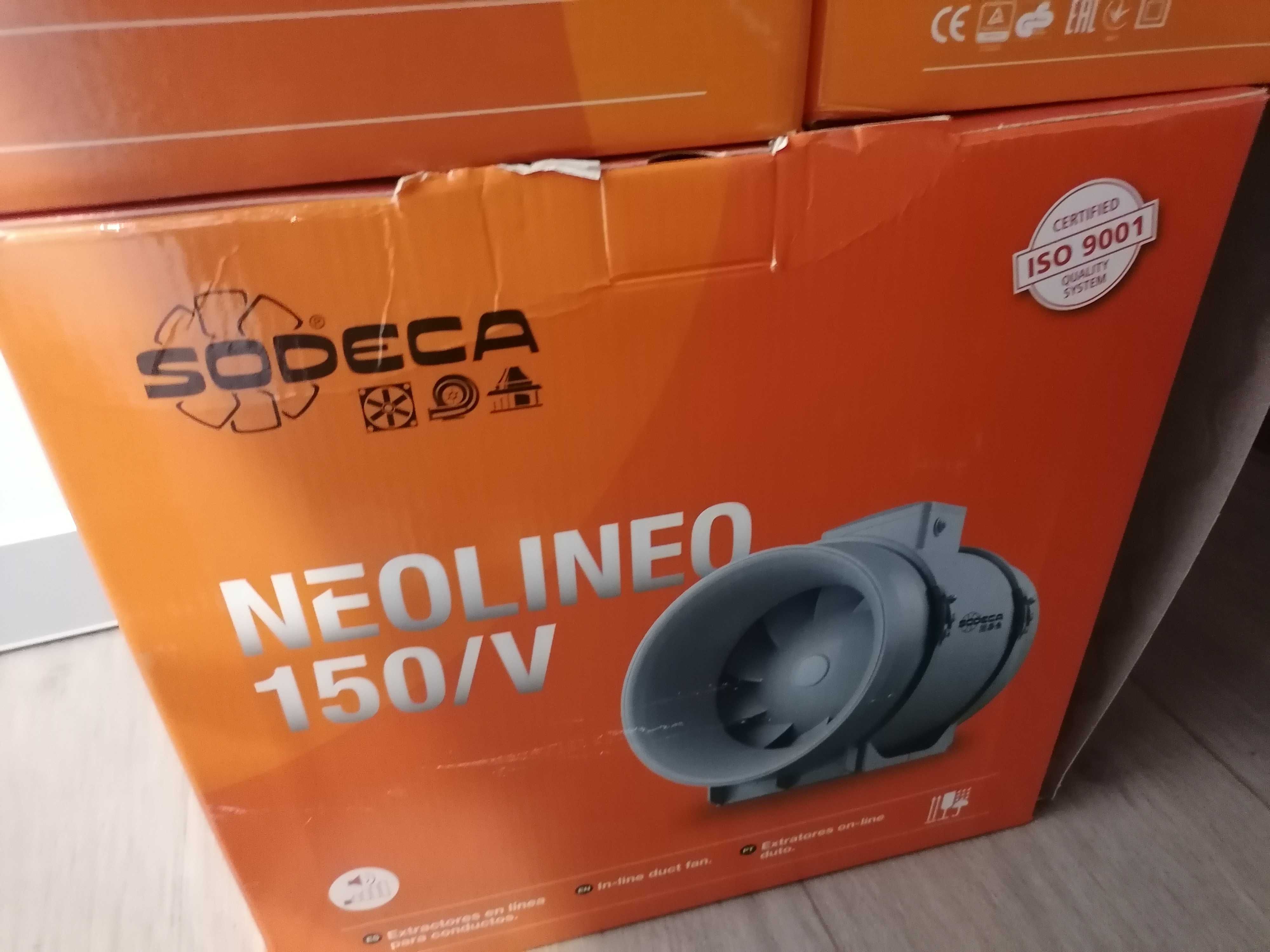 Ventiladores In line NEOLINEO 125 e 150V