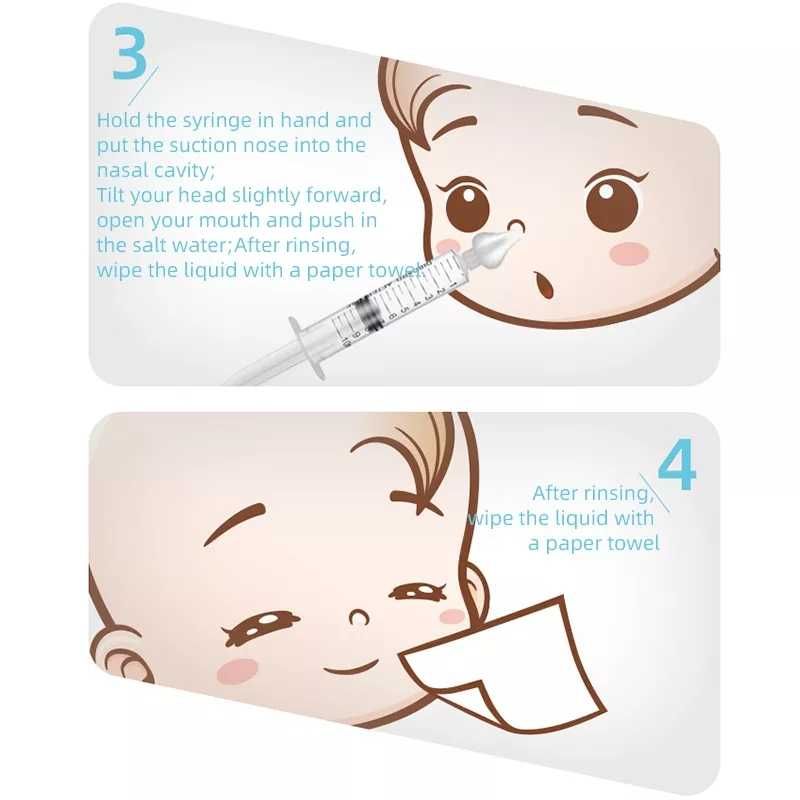 Limpeza nasal bebé