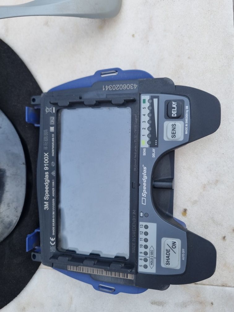 Máscara 9100fx speedglass usada completa