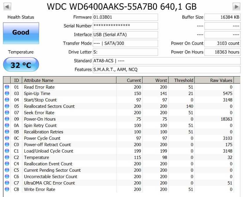 Жесткий диск 3.5'' Western Digital WD6400AAKS (640GB, 7200rpm)
