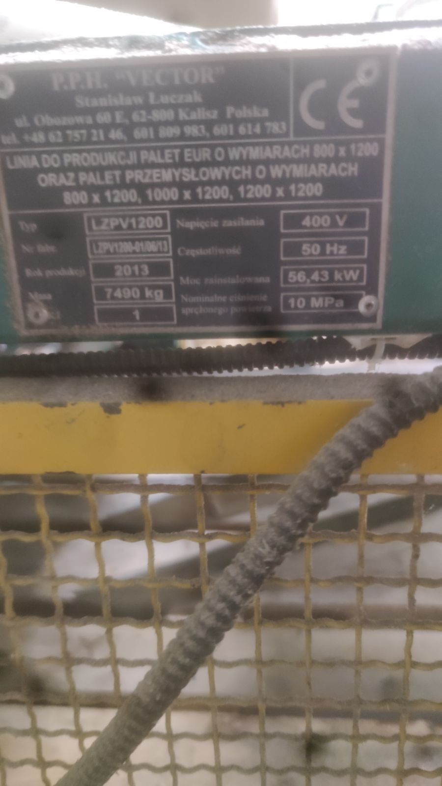 Linia do palet Vector ZZV 1200 Atrakcyjna cena!!!