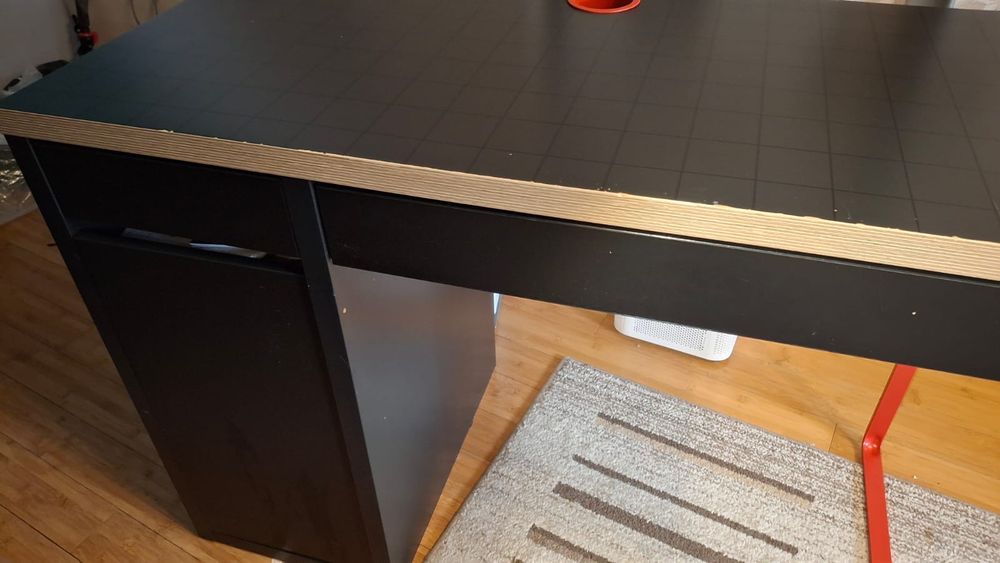 Biurko czarne ikea