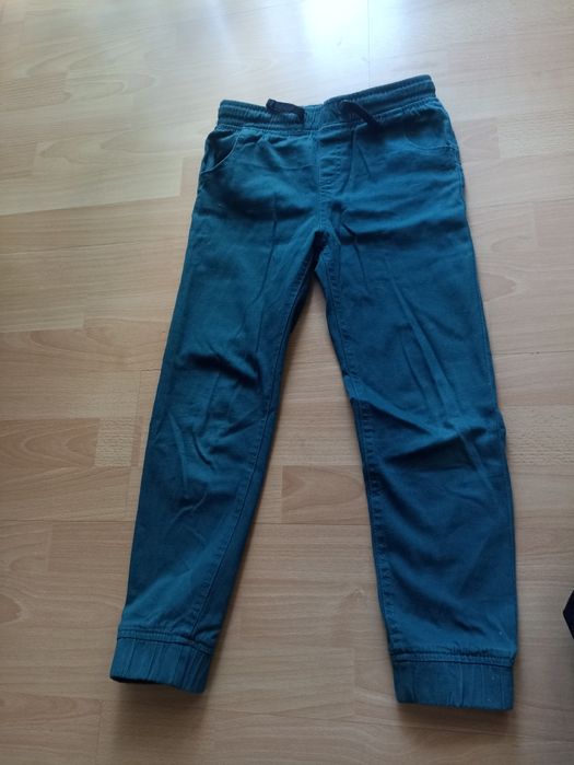 Spodnie cienkie zielone