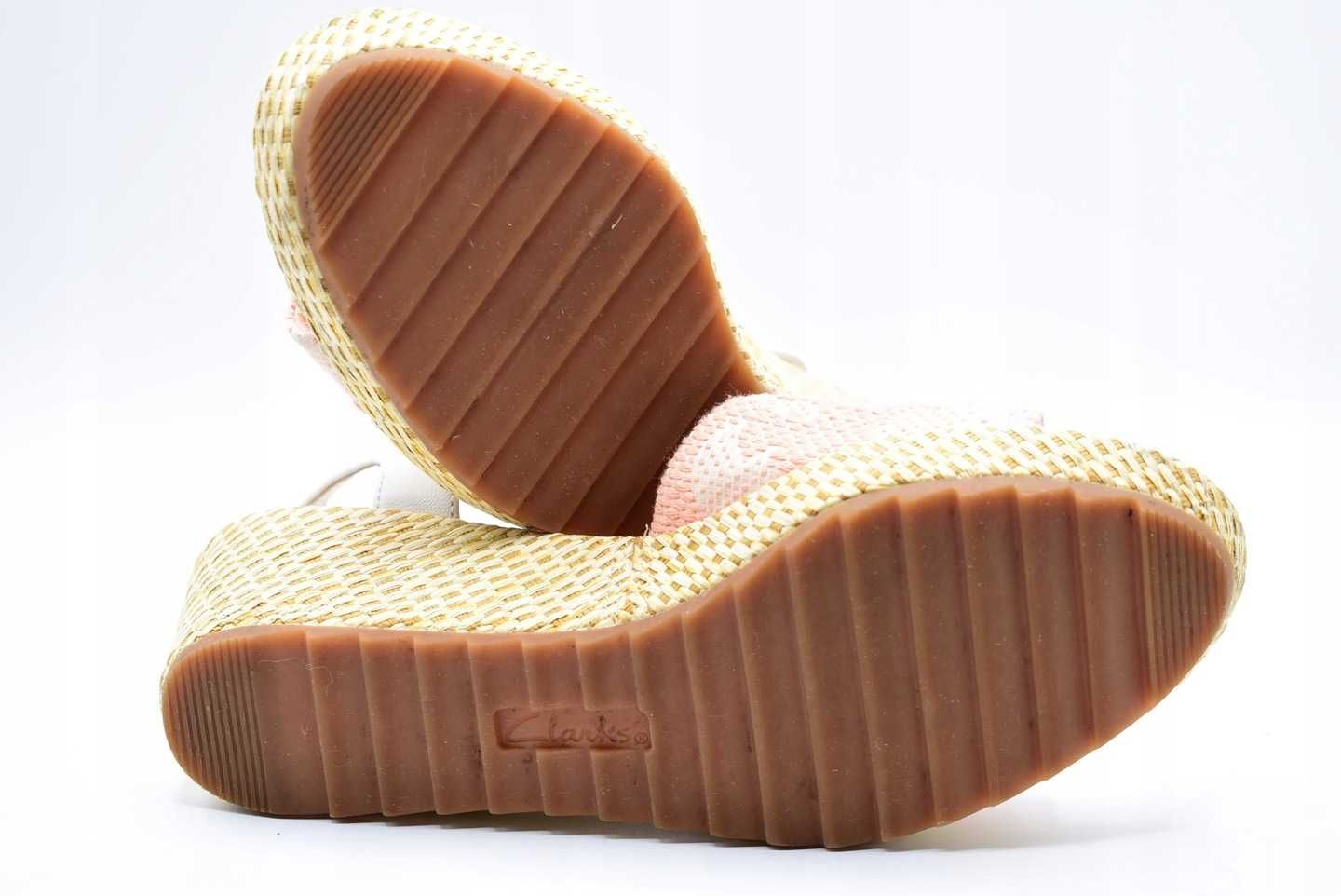 Clarks sandały damskie kamara sun koturn rozmiar 39,5