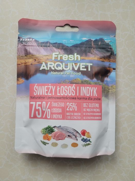 Karma dla psa Arquivet Fresh 100g łosoś