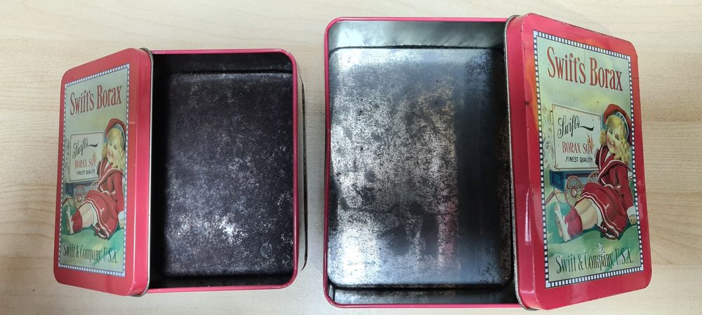 Caixas Antigas Swift''s Borax Soa