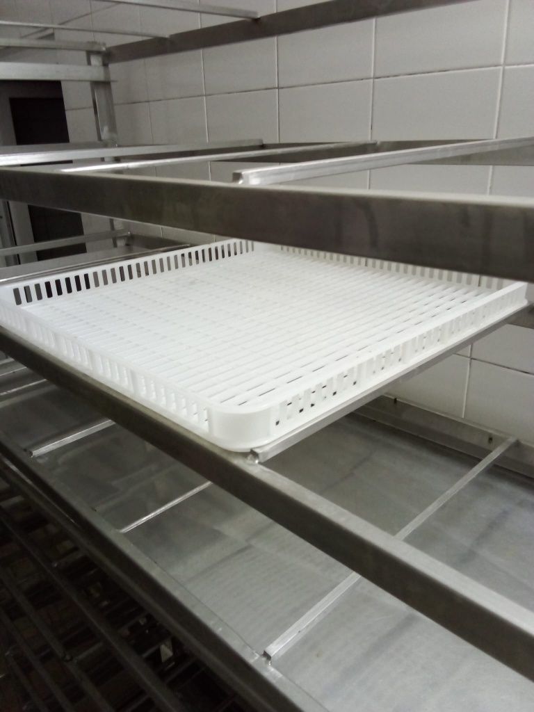 Estante de inox para secagem de queijo
