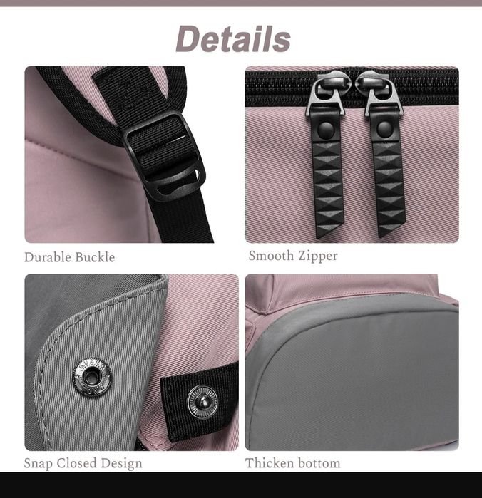 WindTook Plecak czarno-szary na laptopa 15,4 cala