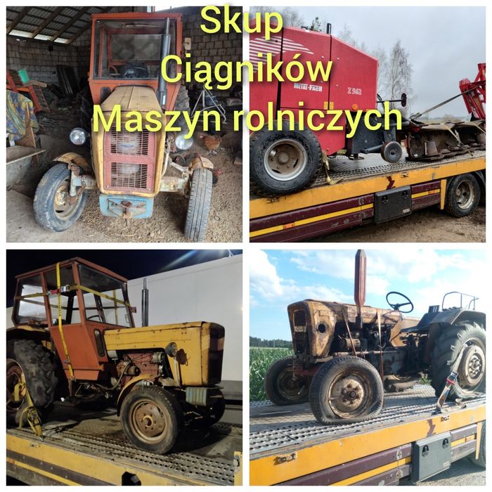 Skup ciągników rolniczych i maszyn