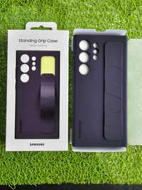 Etui Standing Grip Case do Galaxy S24 Ultra - Fioletowy