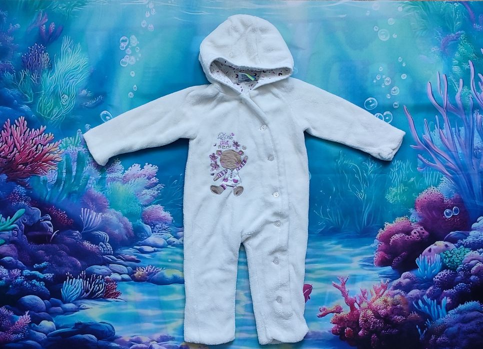 Topolino Ciepły pluszowy kombinezon r. 74