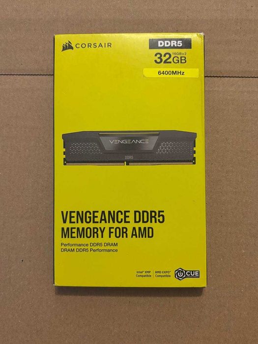Pamięć RAM DDR5 Corsair Vengeance 6400 32Gb C36 CMK32GX5M2B6400Z36