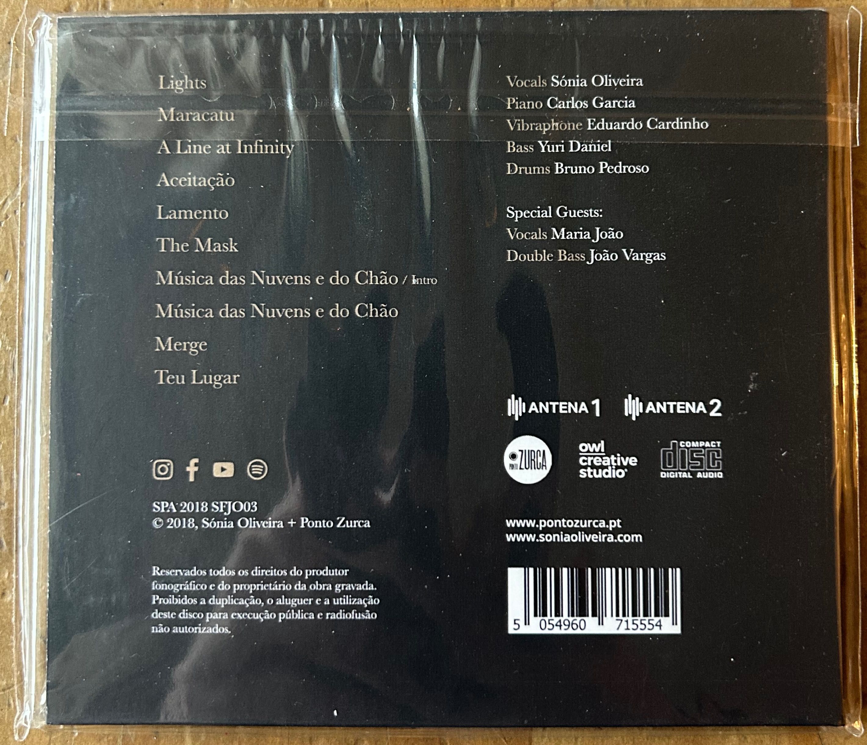 CD Sónia Oliveira - Paz (2018)