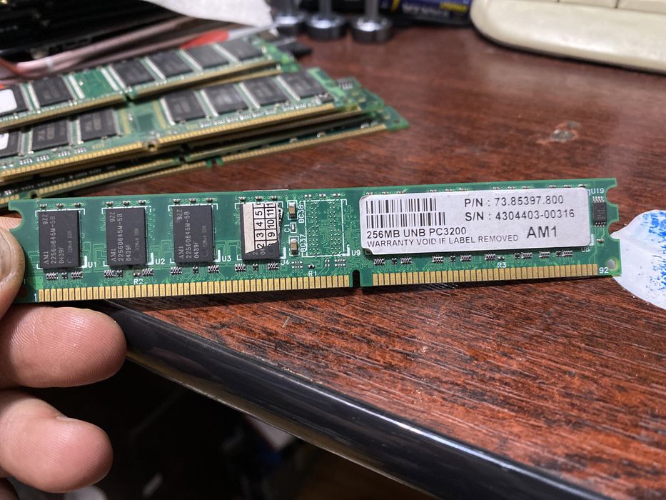 Оперативная память DDR 1Gb PC 3200 DIMM 512mb