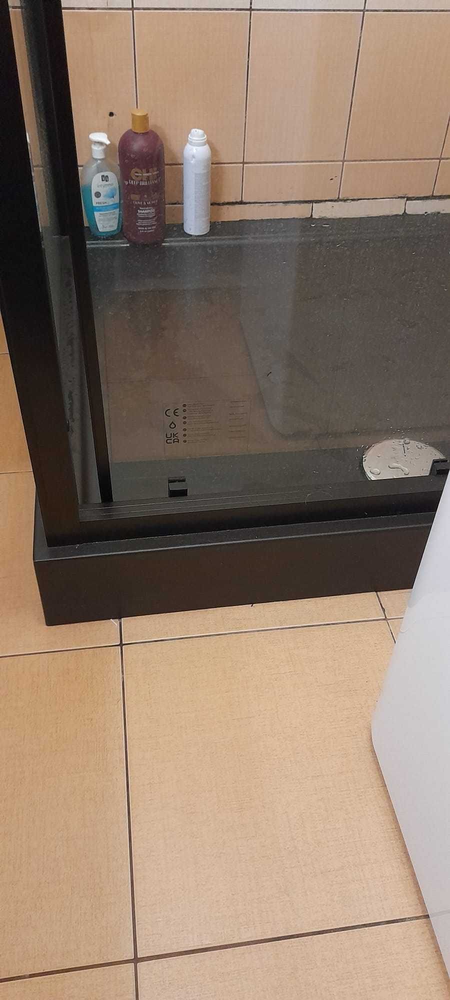 Kabina prysznicowa LEDAVA CZARNY MAT, transparentne 90x100x195