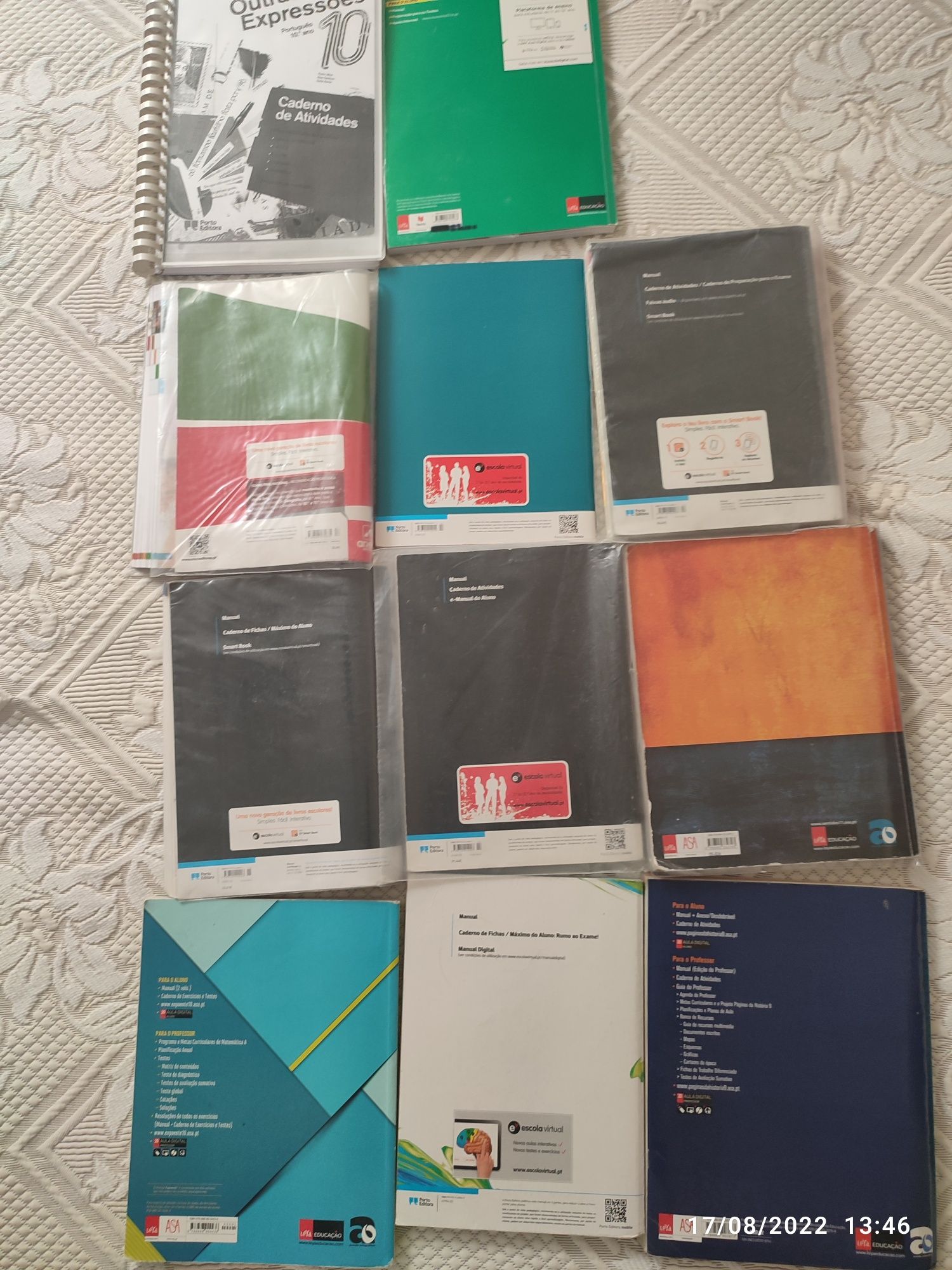 Livros Escolares 9, 10, 11 e 12ano