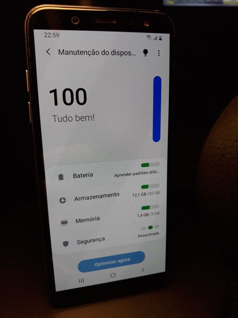 Samsung Galaxy A6 cinzento