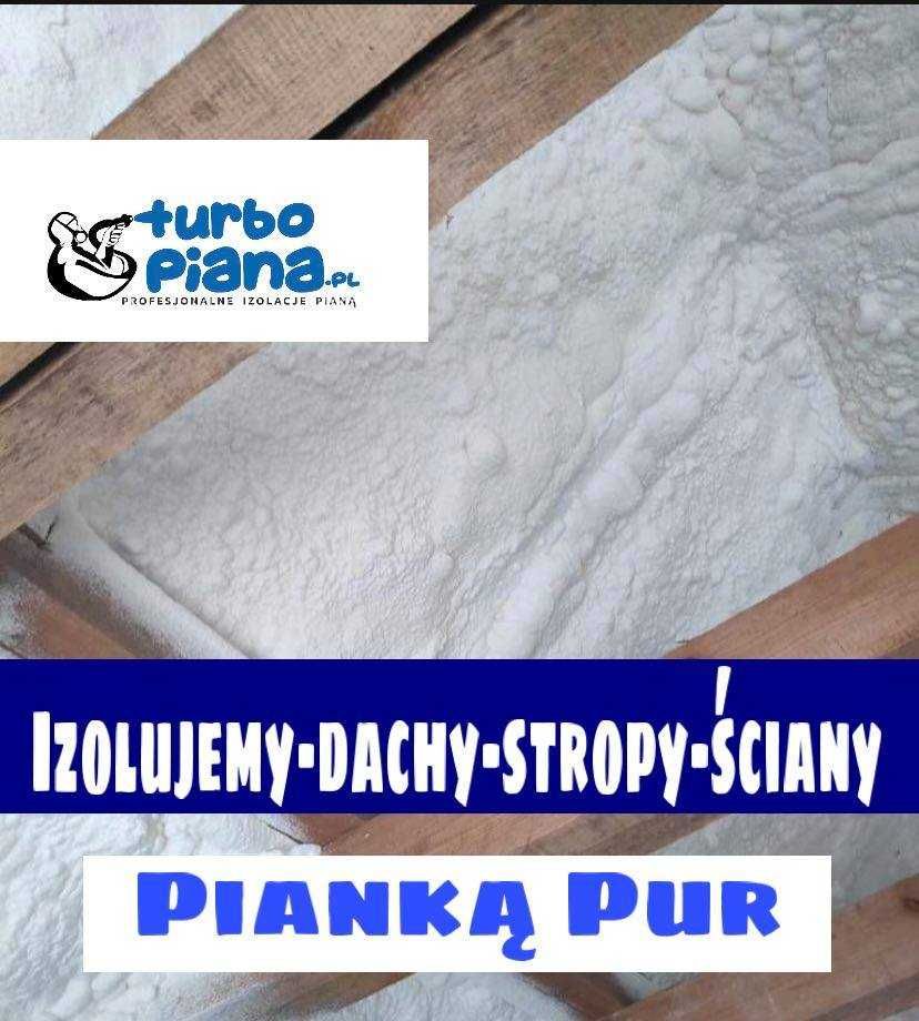 Ocieplanie poddasza pianka PUR Docieplanie dachu piana